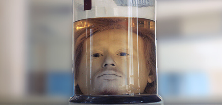 A dreaded serial killer whose head has been preserved since 1841