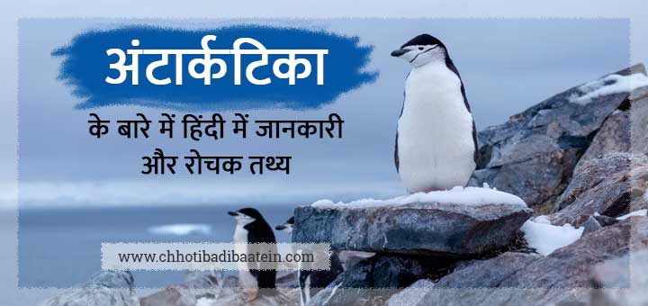 अंटार्कटिका के बारे में हिंदी में जानकारी और (50+) रोचक तथ्य - Information and interesting facts about Antarctica in Hindi
