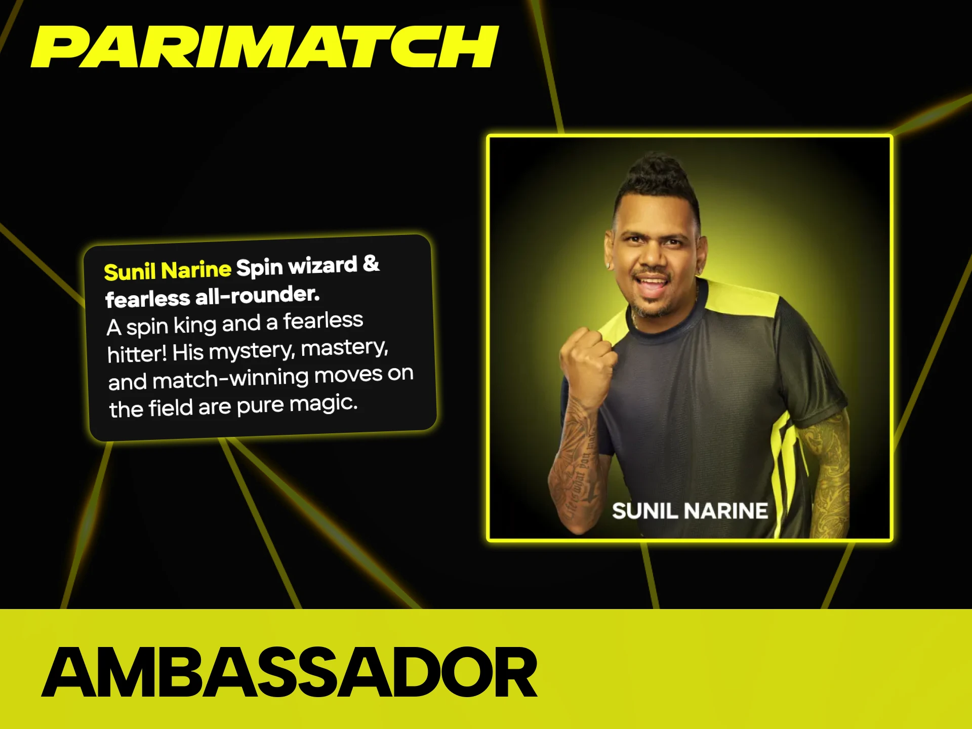 Learn more about Parimatch owner and brand ambassadors.