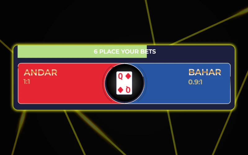 Place your first bet at Parimatch Andar Bahar.