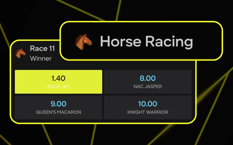 Bet on horse racing with clear markets and live events on Parimatch.