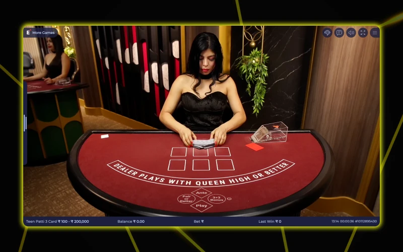 Teen Patti Parimatch game is played in real-time mode.