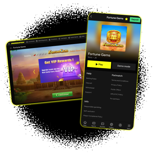 Play Fortune Gems seamlessly on mobile or tablet devices via the Parimatch platform.