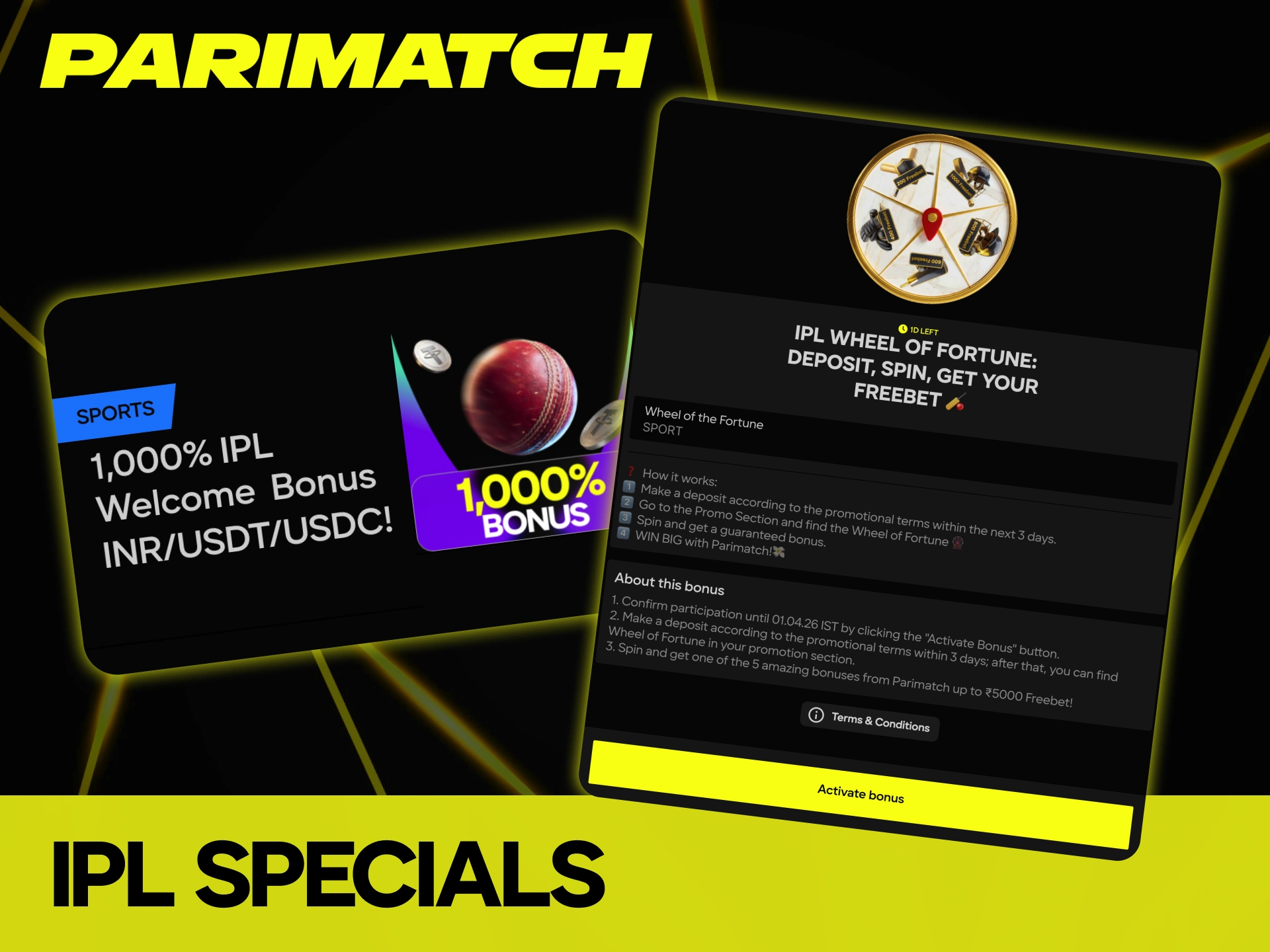 Try Parimatch now and unlock exclusive IPL bonuses with boosted winnings and exciting rewards.