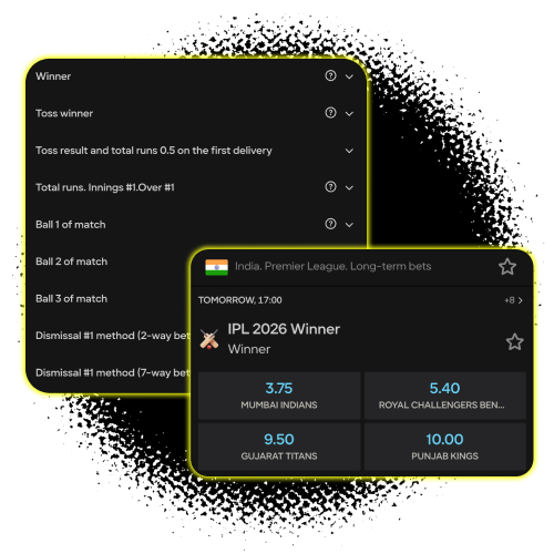 Explore Parimatch and enjoy a wide range of IPL betting markets for more exciting opportunities.