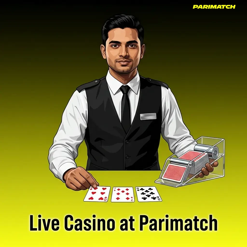 Parimatch Live Casino with real dealers streaming roulette, blackjack, baccarat, Teen Patti and game shows in HD