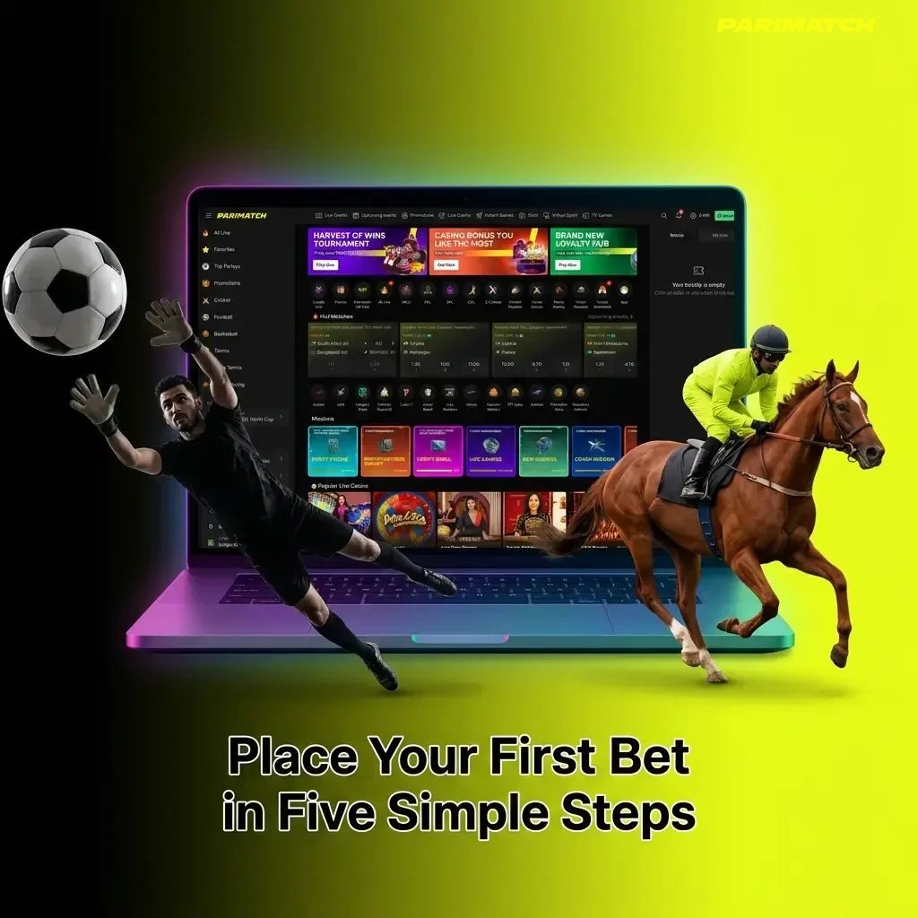 Step-by-step guide to placing your first bet on Parimatch in five simple steps for Indian users